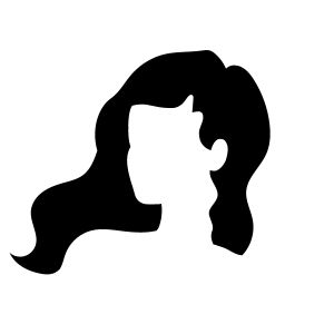 dessin femme cheveux longs